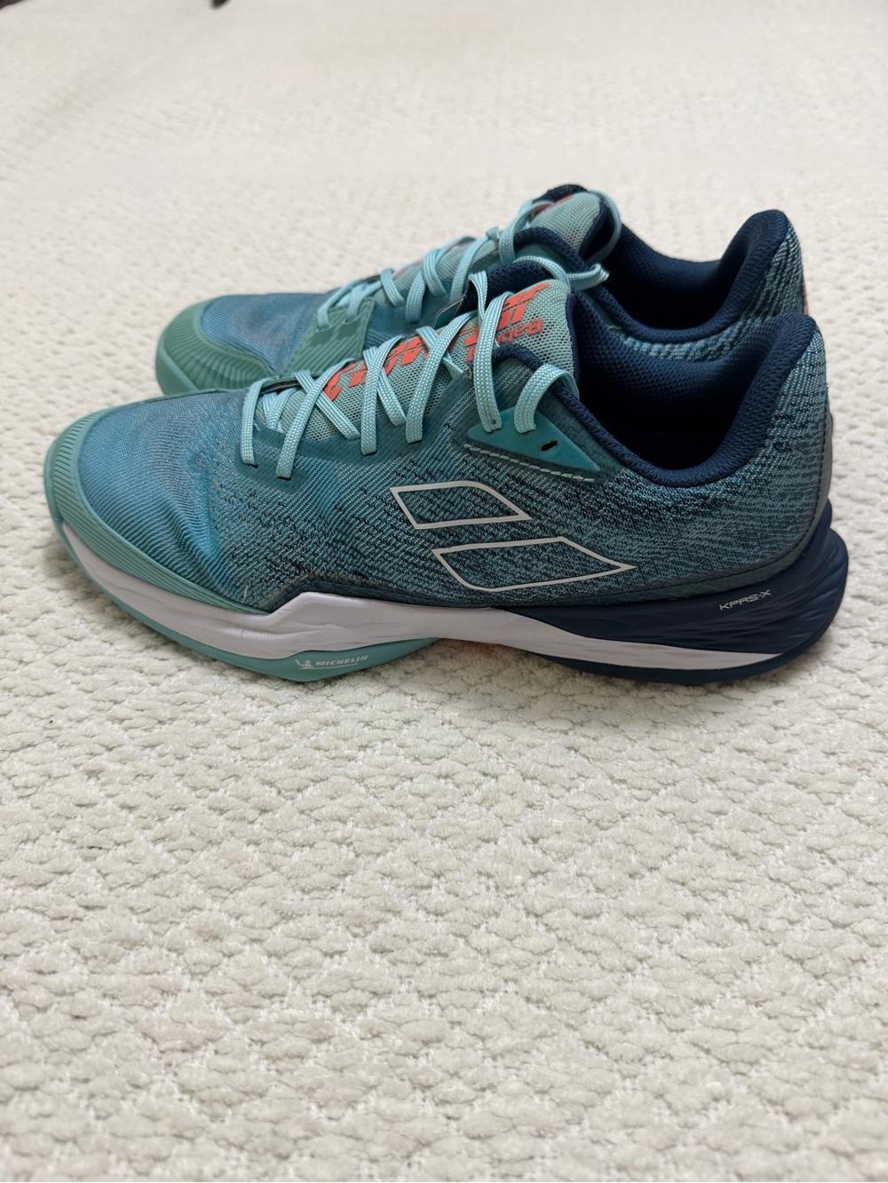 Babolat Jet Mach 3 All Court Tennis Shoes Angel Blue Men’s Size 10.5 - Picture 4 of 9